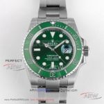 V9 Factory Rolex Submariner Date 116610LV Green Dial 904L Stainless Steel Oyster Band Swiss 3135 Automatic Watch